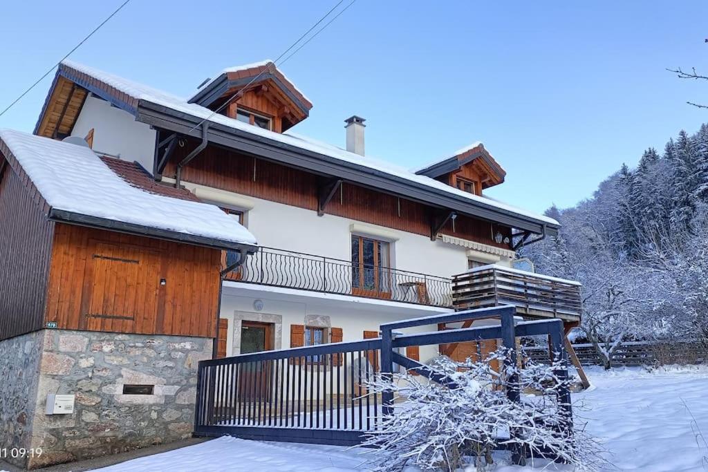 Gite Coeur De Haute-Savoie Viuz-en-Sallaz Bagian luar foto