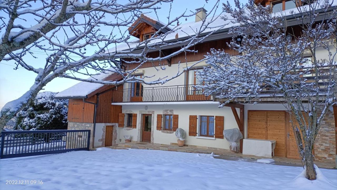 Gite Coeur De Haute-Savoie Viuz-en-Sallaz Bagian luar foto